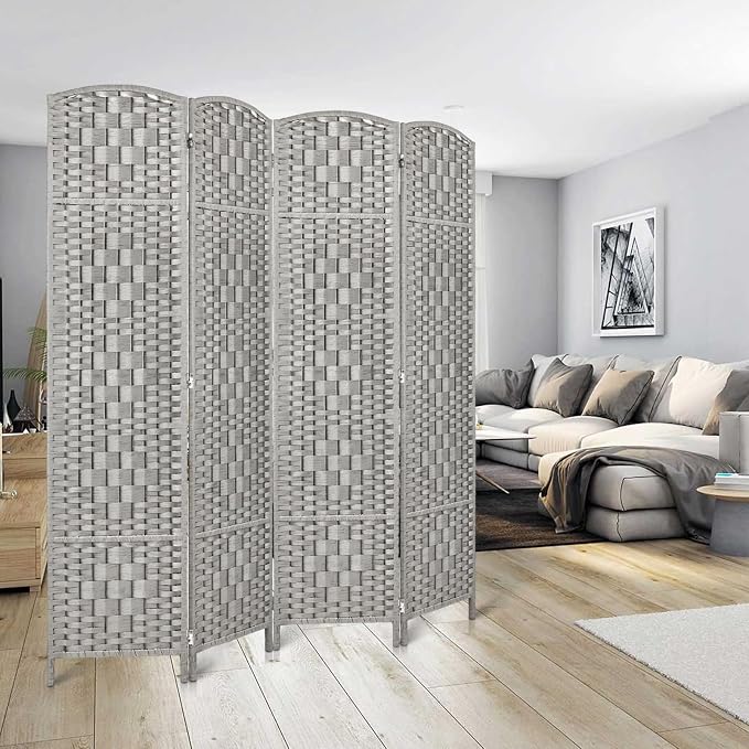 RHF Room Divider Panel, Partition Room Dividers, 4Panel Privacy Screen - Image 2
