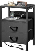 Lazzanto Night Stand with Charger Station by Lazzanto