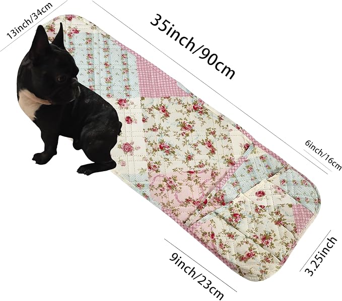 Brilliant Sunshine Pink & Green Roses Couch Armrest Cover, Armrest Organizer & - Image 2