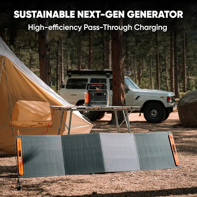 Jackery Explorer 1000 v2 Portable Power Station,1070Wh LiFePO4 Battery,1500W AC/100W USB-C Output, 1 Hr Fast Charge, Solar Generator for Camping,Emergency, RV, Off-Grid Living(AC Cable Included)