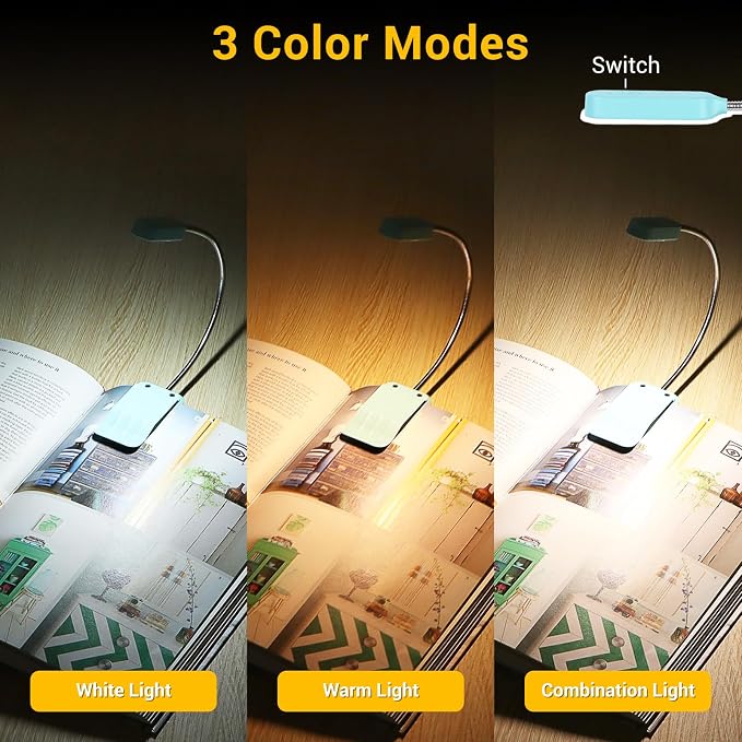 2 Pack Rechargeable Book Lights - Image 2