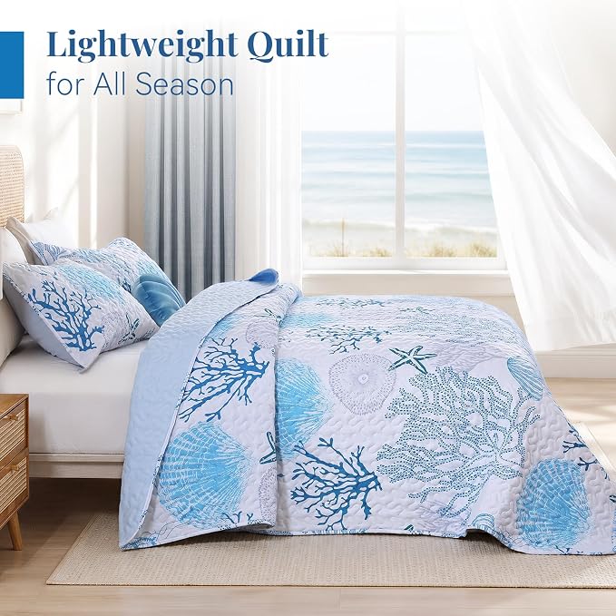 weigelia Coastal Quilt Set King Size - Image 2