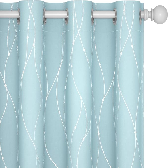 Deconovo Living Room Curtains 45 Inches Long, Thermal Insulated, Room Darkening by Unknown