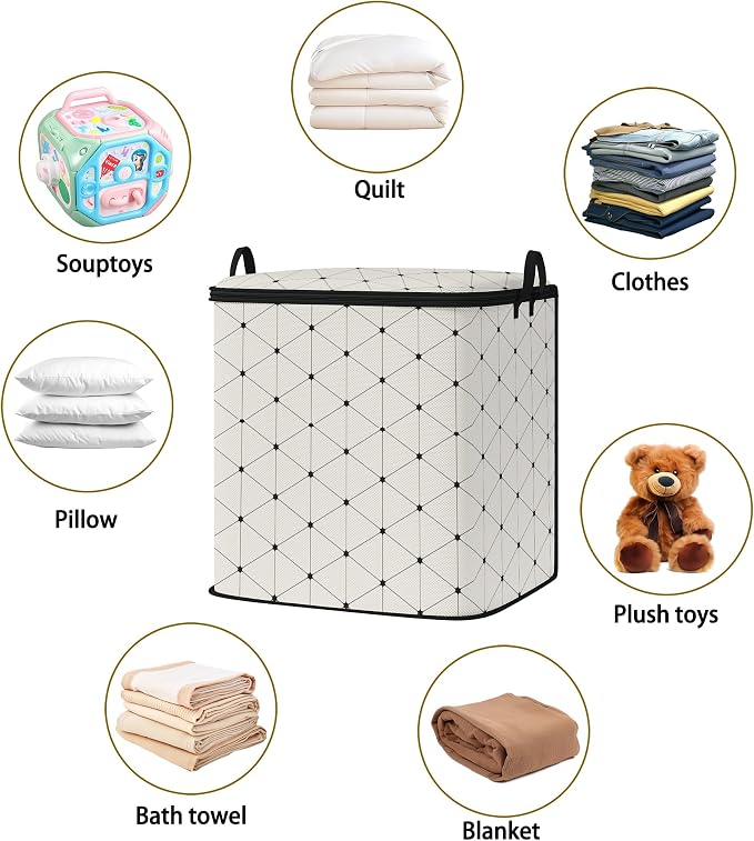 king comforter storage bag, blanket organizer - Image 2