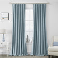 Joywell 100% Blackout Linen Curtains 108 Inches Long by Joywell