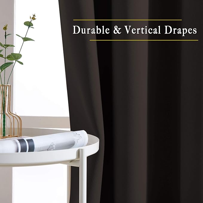 NICETOWN Blackout Curtain Panels 72 inches Length - Image 5