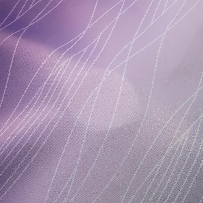 Black and Purple Ombre Blackout Curtains 90 Inch Length | Room Darkening - Image 8