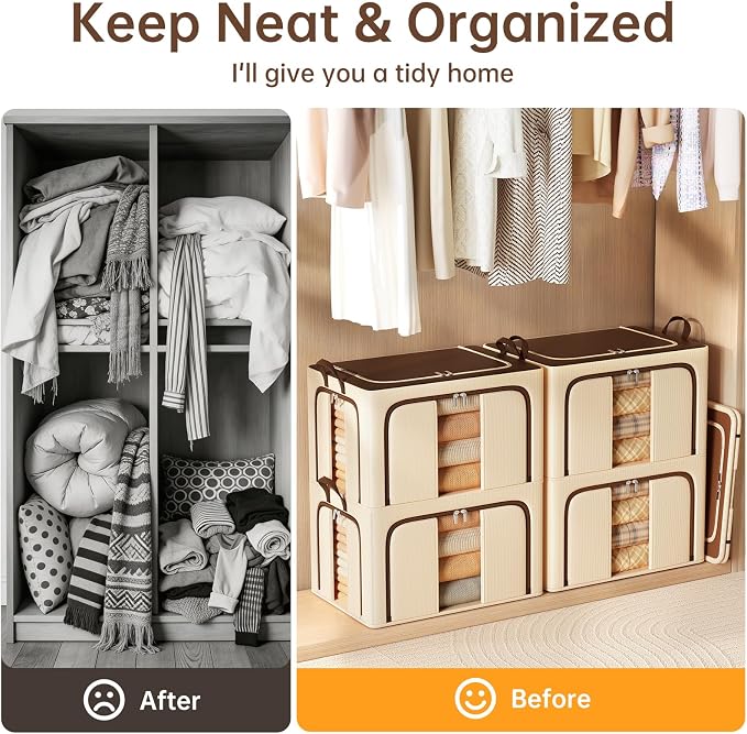 Clothes Storage Bins, 3 Openings - Image 6