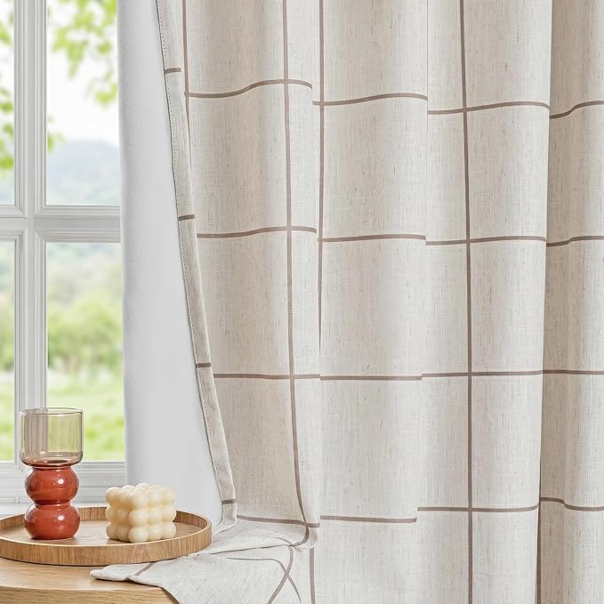 100% Blackout Curtains for Bedroom Room, 2 Thick Layers Thermal Insulated - Image 2