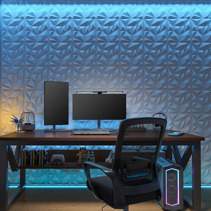 Art3d 100 Pack Decorative 3D Wall Panels, 19 Sq.Feet PVC Interior Wall Décor - Image 6