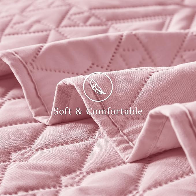 akkialla Full/Queen Quilt Set, Boho Geometric Pattern, Soft All-Season Bedding - Image 6