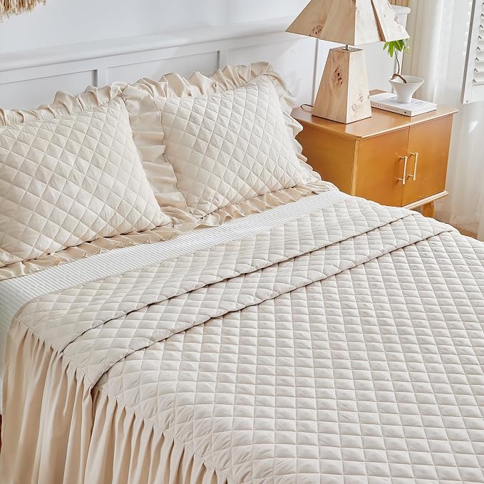 Ruffle Skirt Bedspread Set - Image 9
