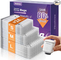 24-Pack Vacuum Storage Bags by Nicetree