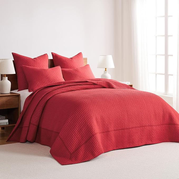 Levtex Home Cross Stitch Reversible Twin Bedspread Set - Image 2