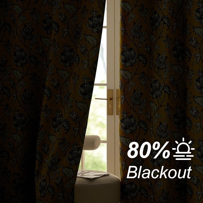 NICETOWN Curtains for Living Room 96 Inches Long 2 Panels, Room Darkening - Image 5