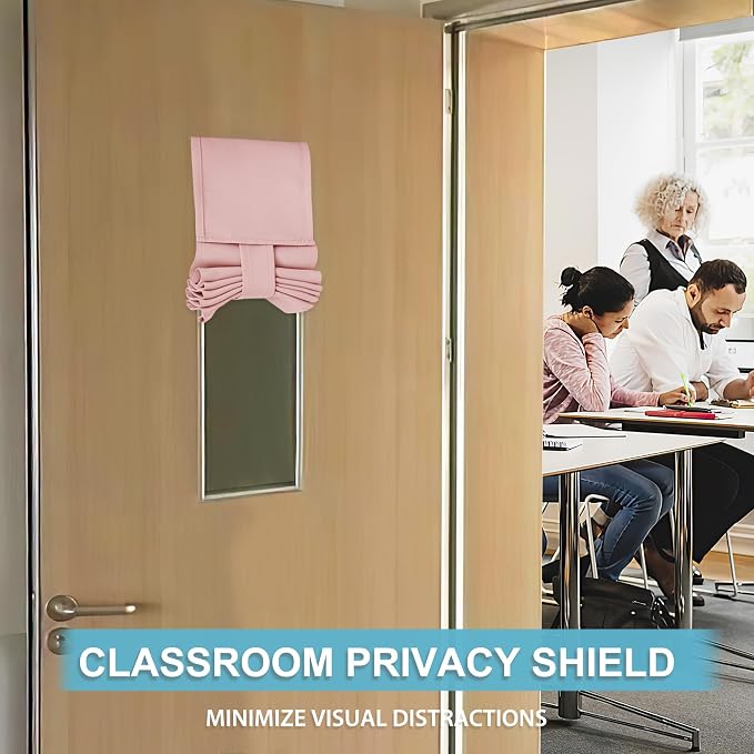RYB HOME Classroom Door Window Cover, Room Darkening Block Views, Office Door - Image 3