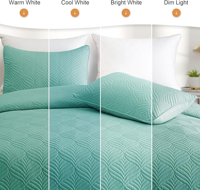Whale Flotilla Extra Soft Twin Quilt Bedding Set, Lightweight Bedspreads | - Image 5