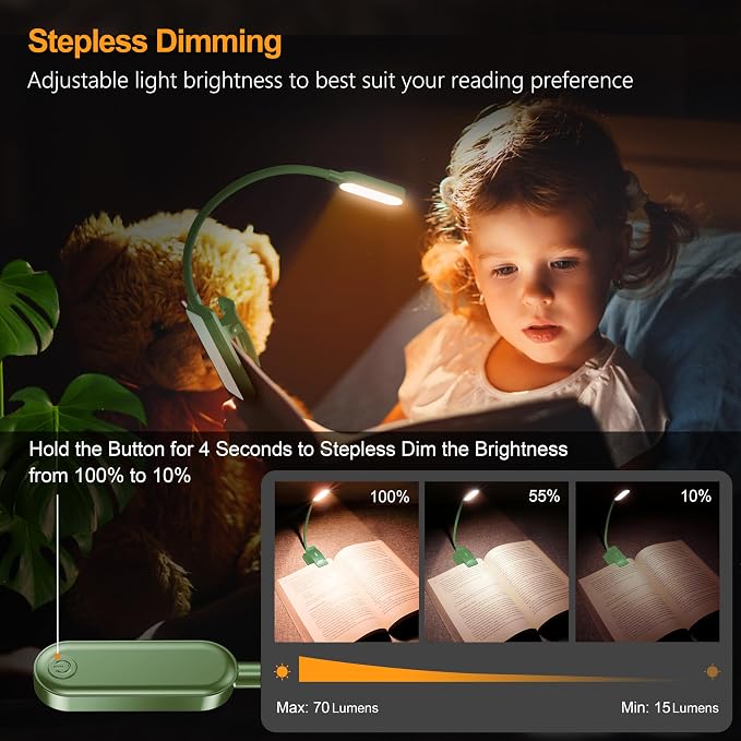 Gritin 16 LED Rechargeable Book Light - Image 3