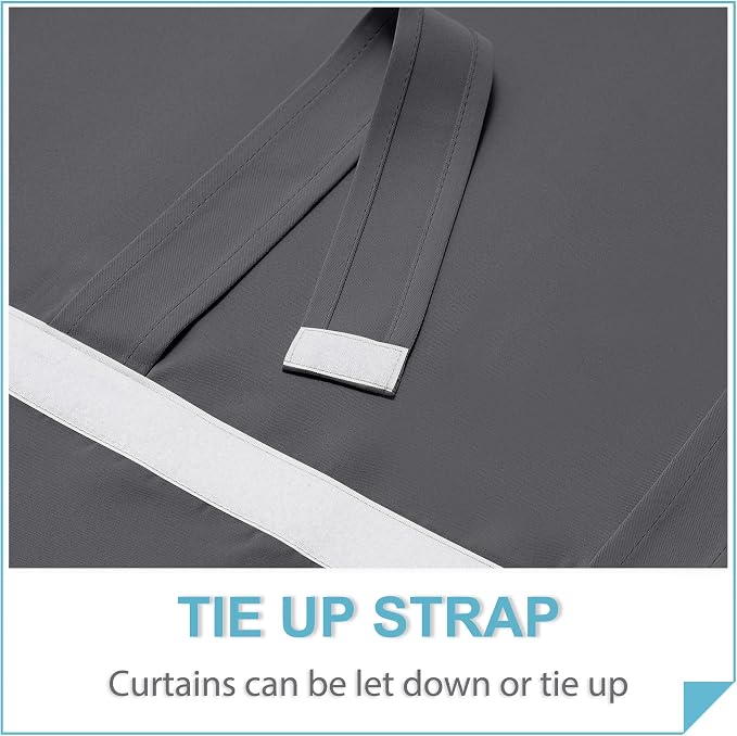 RYB HOME Blackout Curtain Privacy Window Drape - Image 4