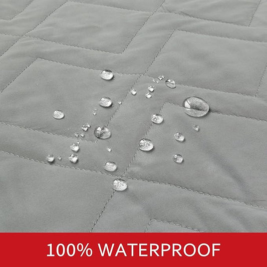 Moonsea Waterproof Dog Bed Cover Pet Blanket Sofa with Non-Skid Bottom, Couch Cover for Dogs, Mattress Protector Furniture Protector(86" X 82")