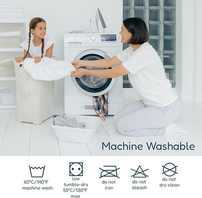 DreamOasis Waterproof Mattress Protector King Size - Premium Bamboo Viscose, Super Soft, Breathable, Machine Washable, Noiseless Bed Mattress Cover - White