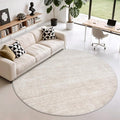 Round Rugs 6ft, Circle Washable Area Rugs by Valenrug
