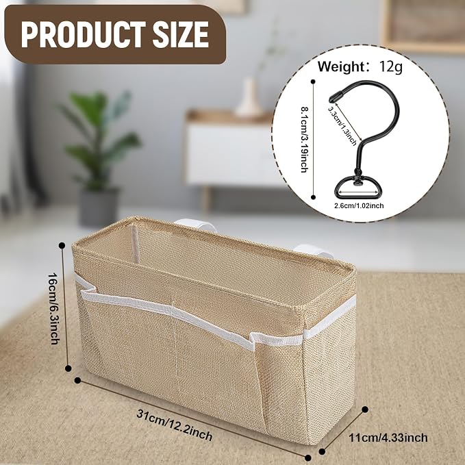 Bedside Caddy, bedside organizer, Hanging Organizers | Storage Bags - Image 5