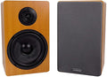 Rockville Pair RockShelf 68C V2 400W Wood 6.5" Bookshelf Speakers, 8 Ohm, Kevlar Woofers, Silk Dome Tweeters, Wall-Mountable, for Home Theater and Music