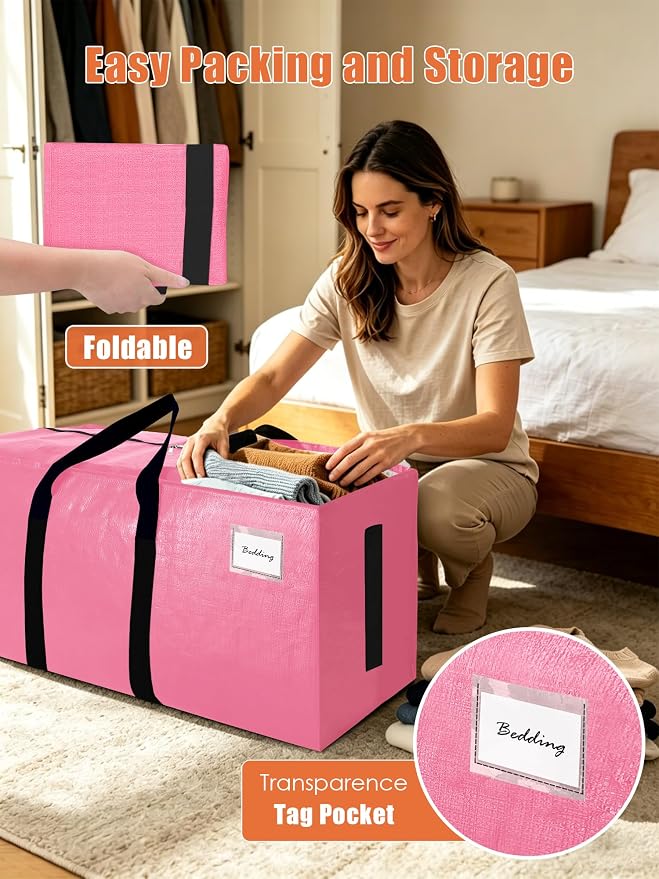 SWEET DOLPHIN 12 Pack 200LB Heavy-Duty Moving Bags - Image 3