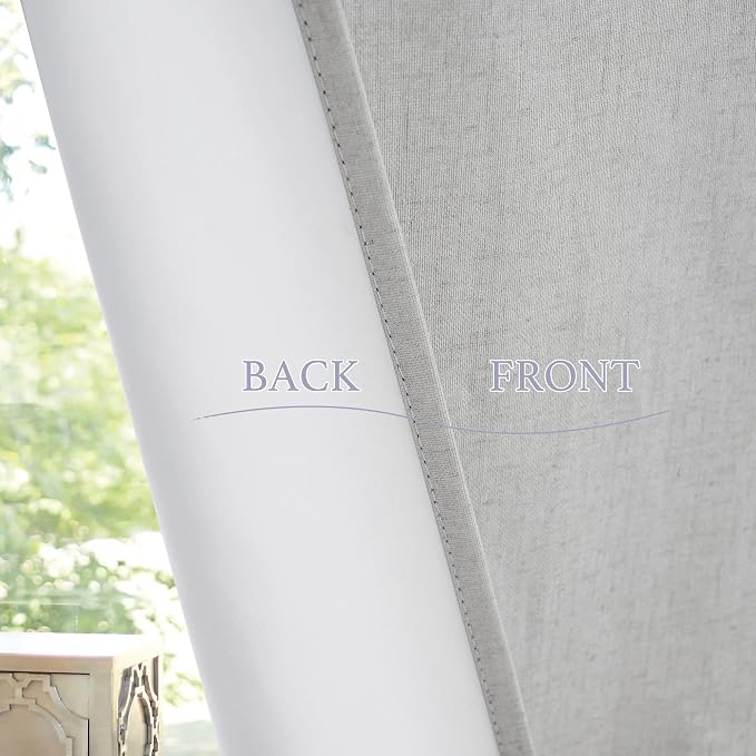 RYB HOME Classroom Door Window Cover, 100% Blackout Lockdown Shades | Linen - Image 8