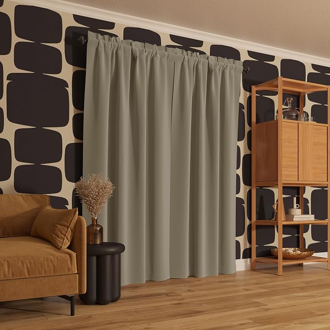 Sun Zero Oslo Theater Grade Extreme 100% Blackout Rod Pocket Curtain Panel - Image 2