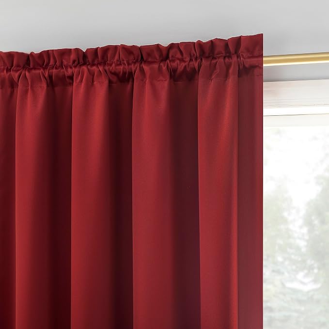 Sun Zero Oslo Theater Grade Extreme 100% Blackout Rod Pocket Curtain Panel - Image 3