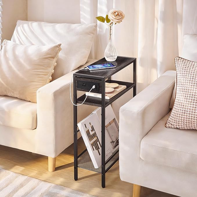 HOOBRO Small Narrow Side Table - Image 2