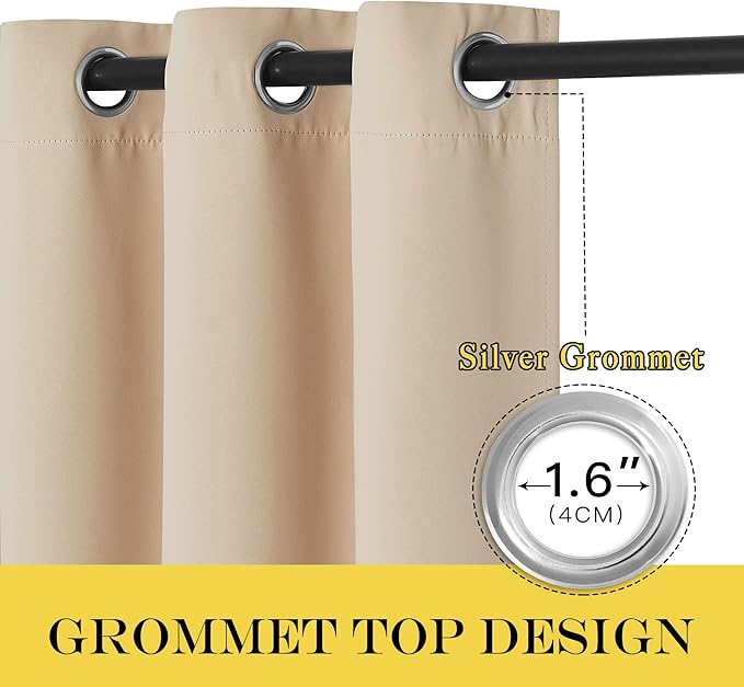 NICETOWN 72 inch Sliding Door Curtain - Image 2