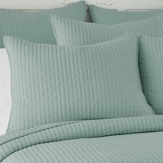 Levtex Home Cross Stitch Reversible Full/Queen Quilt Set - Image 3