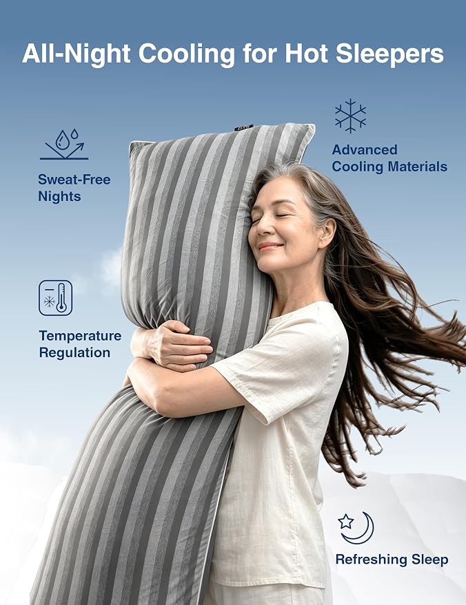 ZonLi Cooling Body Pillow for Adults, Long Pillow - Image 4