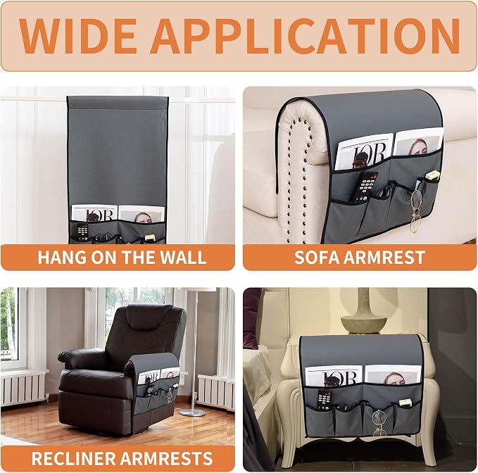 HAOMAIJIA Sofa Armrest Organizer, Remote Control Holder - Image 5