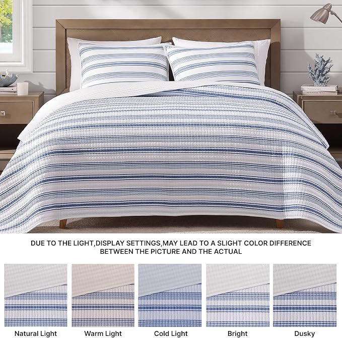 King Quilt-Lightweight Bedspread Quilt King Size Quilt Bedding Set | Soft - Image 8