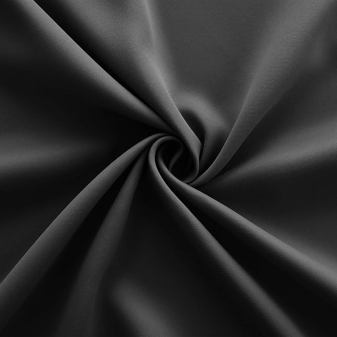 KOUFALL Black Curtains 96 Inches Long - Image 8