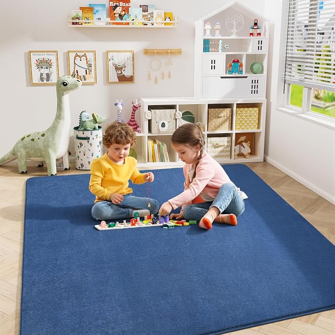 4x4 Square Area Rugs for Bedroom Living Room, Modern Non Slip Minimalist Carpet - Image 6