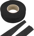 MECCANIXITY Braided Cable Sleeves Heat Shrinkable Fabric Sleeving, 1" 40ft Black 2:1 Ratio Heat Shrinkable Cord Protector for Harness Cable, Network Cable Protection, Cable Management