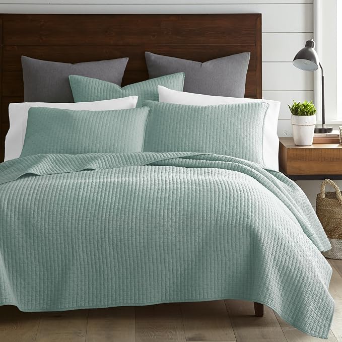 Levtex Home Cross Stitch Reversible Twin XL/Twin Quilt Set - Image 7