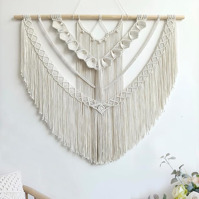 Achart Macrame Wall Hanging Large- Boho Wall Decor- large wall art- Wall Decor by Achart