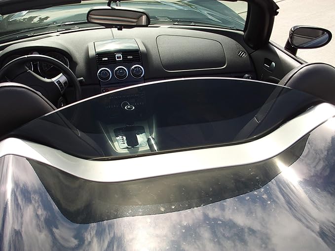 #1 Ranked Wind Deflector Windscreen Windstop Windblocker, Smoke Tint, Compatible with Pontiac Solstice