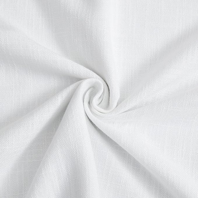 Vision Home White Pinch Pleated Full Blackout Curtains Thermal Insulated Window - Image 8