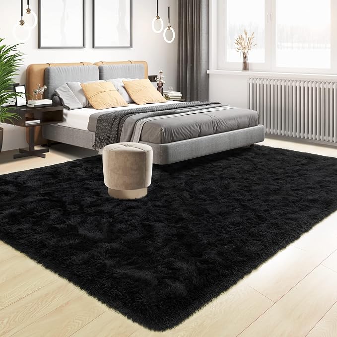 Area Rugs 10x14 for Living Room, Super Soft Fluffy Rugs for Bedroom, Modern - Image 3