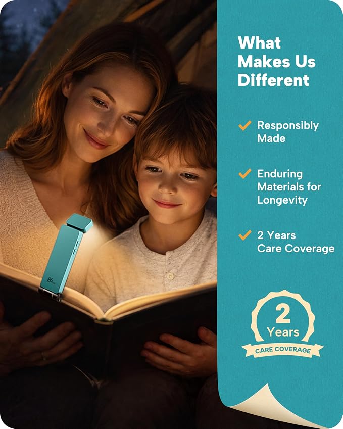 86lux Book Light, Rechargeable Clip-On LED Reading Light - Image 7