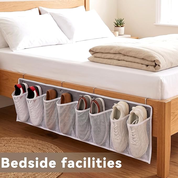 3 Pack RV Shoe Storage for Bedside, Hanging Shoe Organizer - Image 5