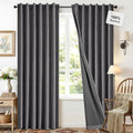 Deconovo Faux Linen 100% Blackout Curtains by Unknown