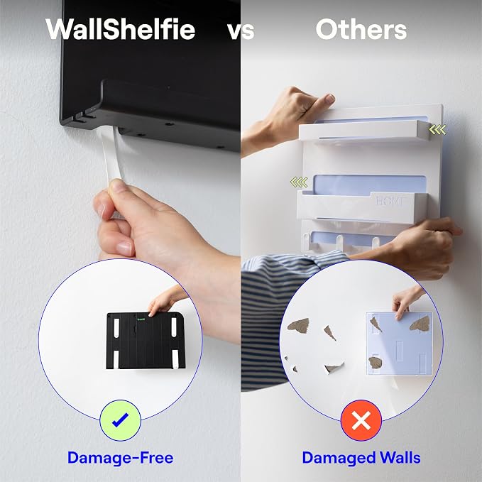 WallShelfie Bedside Wall Organizer & Dorm Decor - Image 5